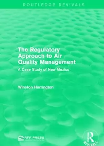 The Regulatory Approach to Air Quality Management cover