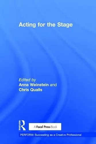 Acting for the Stage cover