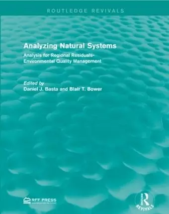 Analyzing Natural Systems cover