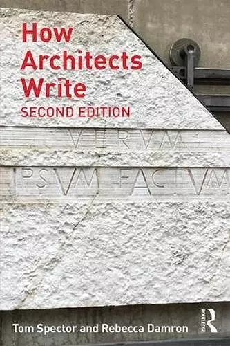 How Architects Write cover