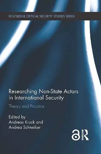 Researching Non-state Actors in International Security cover