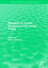 Research in Forest Economics and Forest Policy cover