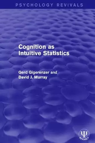 Cognition as Intuitive Statistics cover