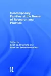 Contemporary Families at the Nexus of Research and Practice cover