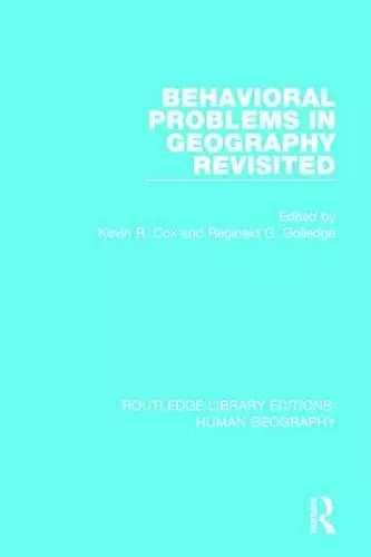 Behavioral Problems in Geography Revisited cover