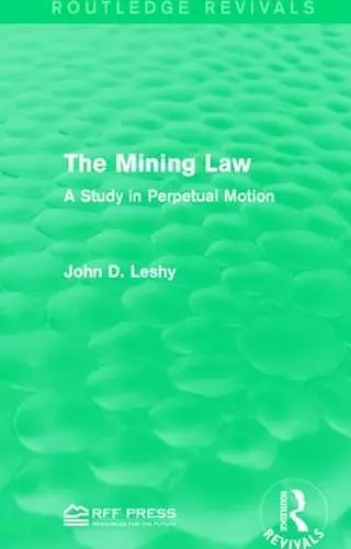 The Mining Law cover