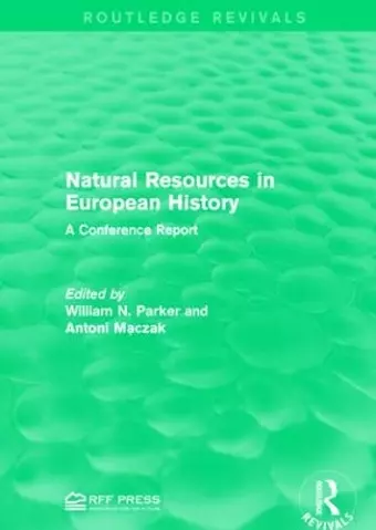 Natural Resources in European History cover