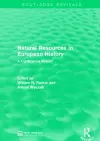 Natural Resources in European History cover