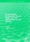 Governmental Inerventions, Social Needs, and the Management of U.S. Forests cover