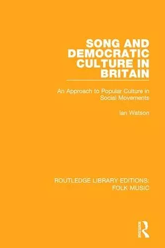 Song and Democratic Culture in Britain cover