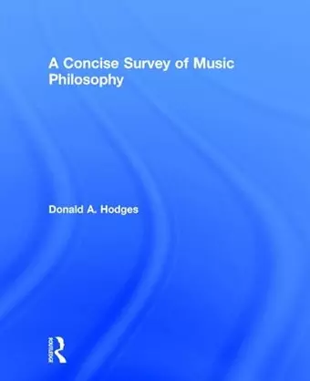 A Concise Survey of Music Philosophy cover