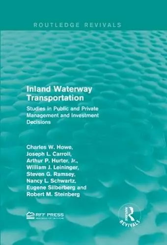 Inland Waterway Transportation cover