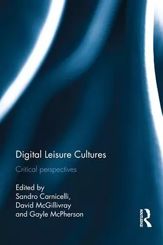 Digital Leisure Cultures cover