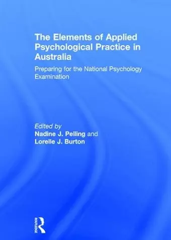 The Elements of Applied Psychological Practice in Australia cover