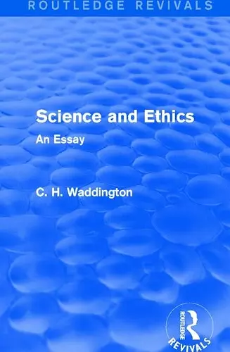 Science and Ethics cover