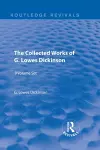 The Collected Works of G. Lowes Dickinson (9 vols) cover