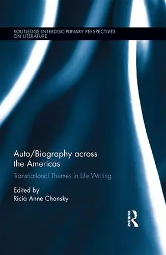 Auto/Biography across the Americas cover