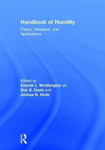 Handbook of Humility cover