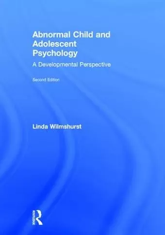 Abnormal Child and Adolescent Psychology cover