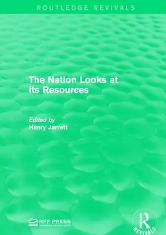 The Nation Looks at its Resources cover