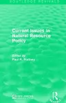Current Issues in Natural Resource Policy cover