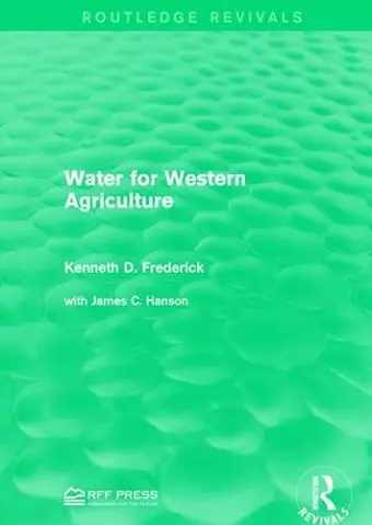 Water for Western Agriculture cover