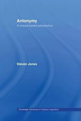 Antonymy cover