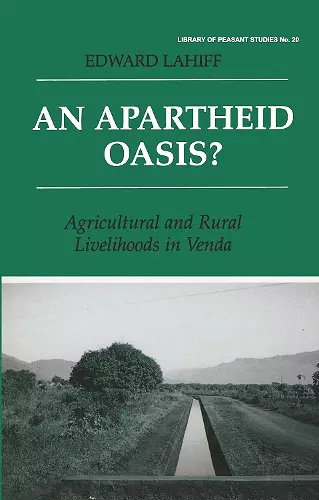 An Apartheid Oasis? cover