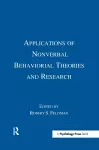 Applications of Nonverbal Behavioral Theories and Research cover