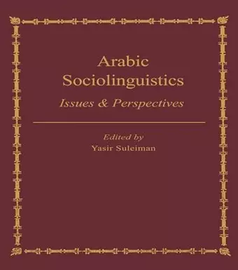 Arabic Sociolinguistics cover