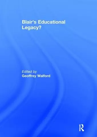 Blair's Educational Legacy? cover