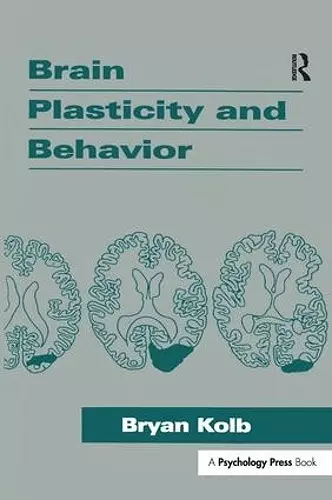 Brain Plasticity and Behavior cover