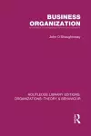 Business Organization (RLE: Organizations) cover
