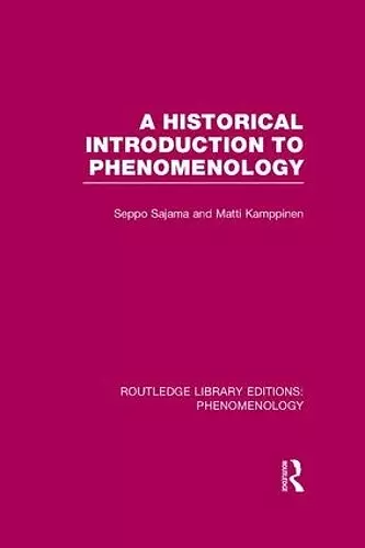 A Historical Introduction to Phenomenology cover