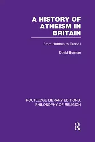 A History of Atheism in Britain cover