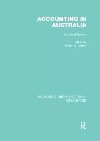 Accounting in Australia (RLE Accounting) cover