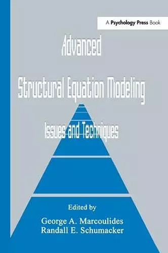 Advanced Structural Equation Modeling cover