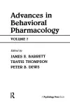 Advances in Behavioral Pharmacology cover