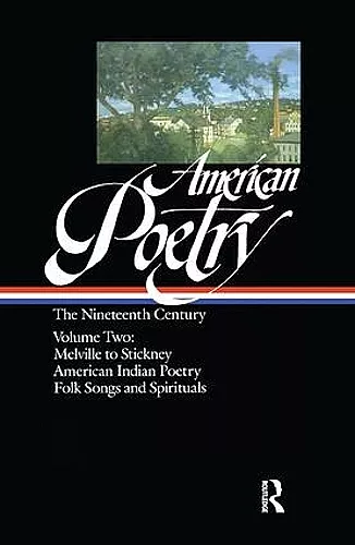American Poetry: The Nineteenth Century cover