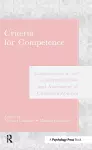 Criteria for Competence cover