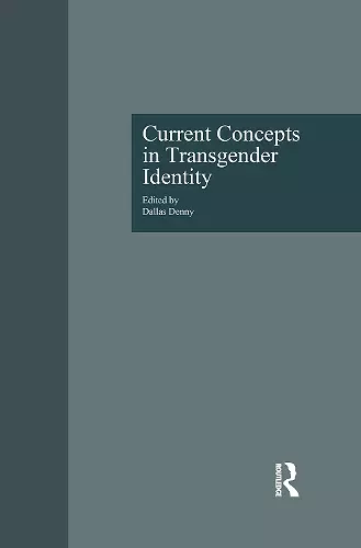 Current Concepts in Transgender Identity cover