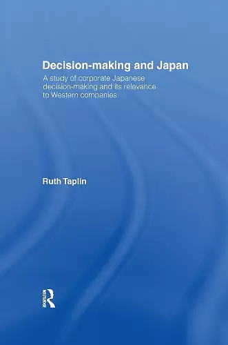 Decision-Making & Japan cover