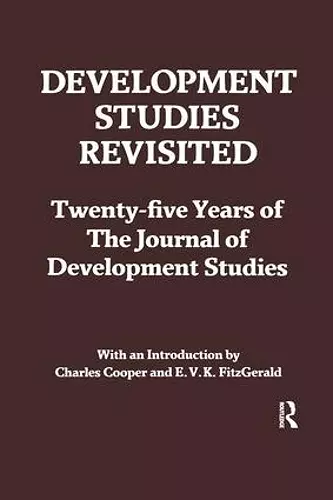 Development Studies Revisited cover