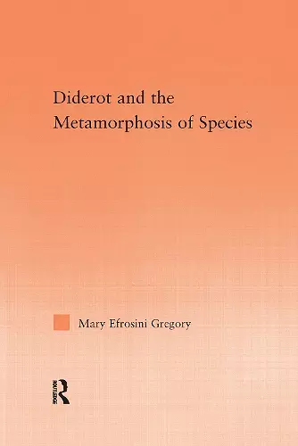 Diderot and the Metamorphosis of Species cover