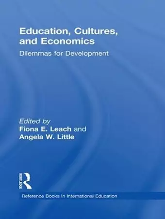 Education, Cultures, and Economics cover