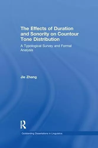 The Effects of Duration and Sonority on Countour Tone Distribution cover