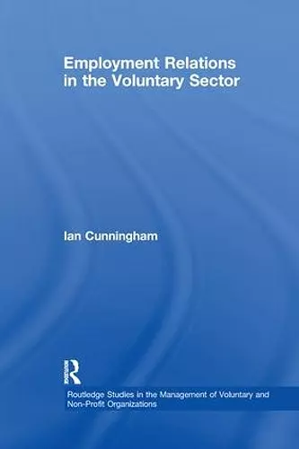 Employment Relations in the Voluntary Sector cover