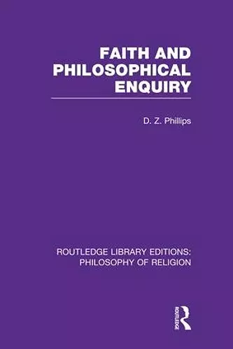 Faith and Philosophical Enquiry cover