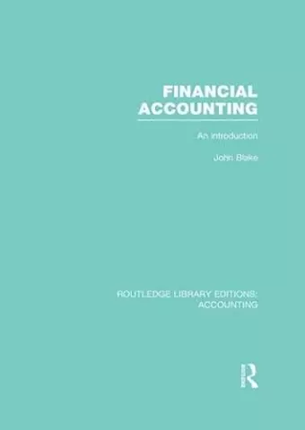 Financial Accounting  (RLE Accounting) cover