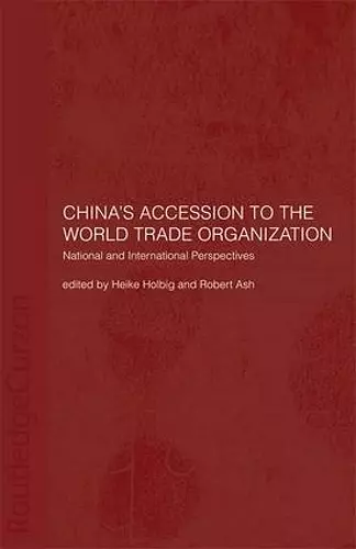 China's Accession to the World Trade Organization cover